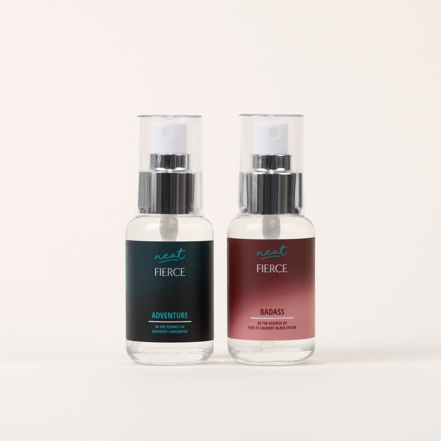 Fierce Fragrance Range: 50ml Glass Spray Bottle