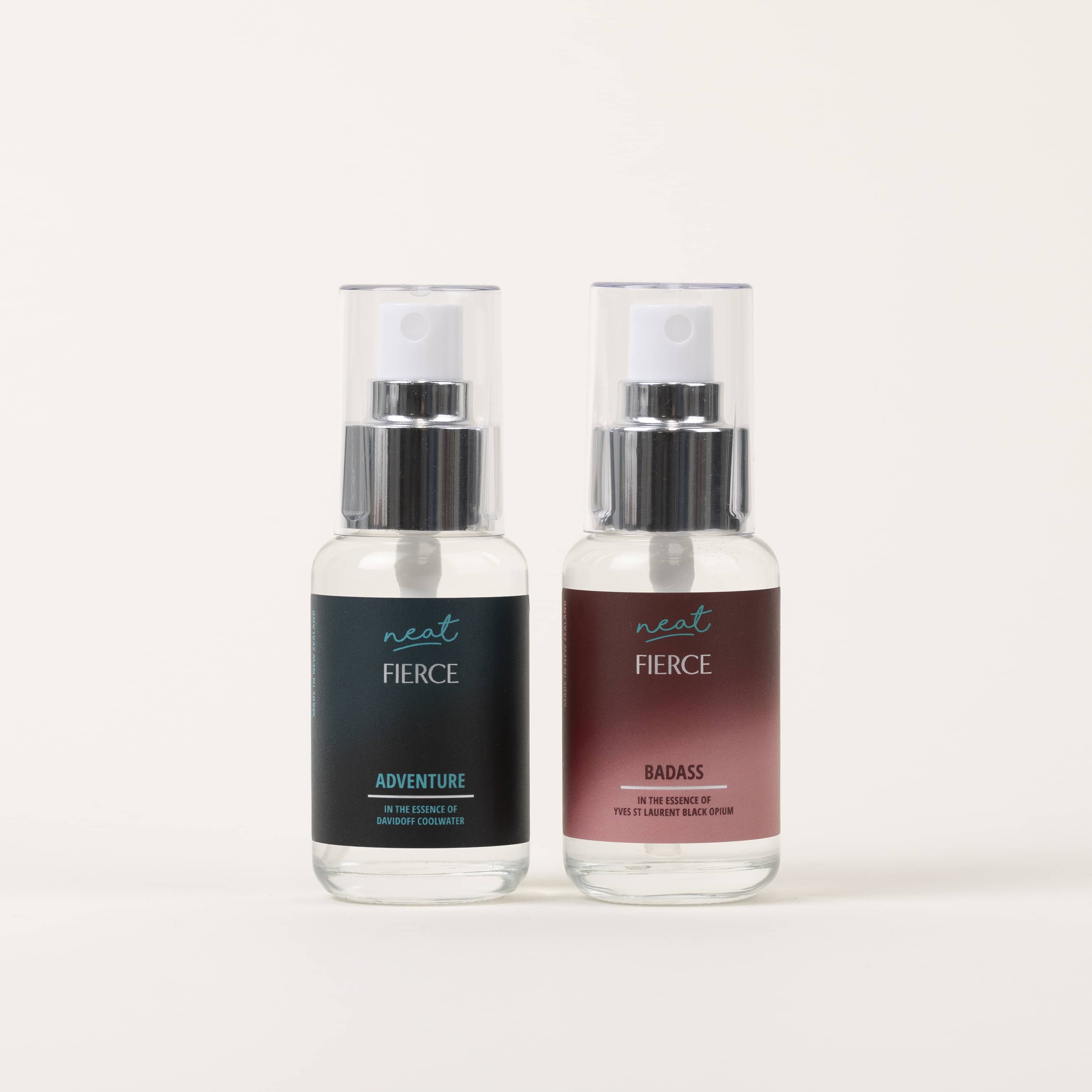 Fierce Fragrance Range: 50ml Glass Spray Bottle